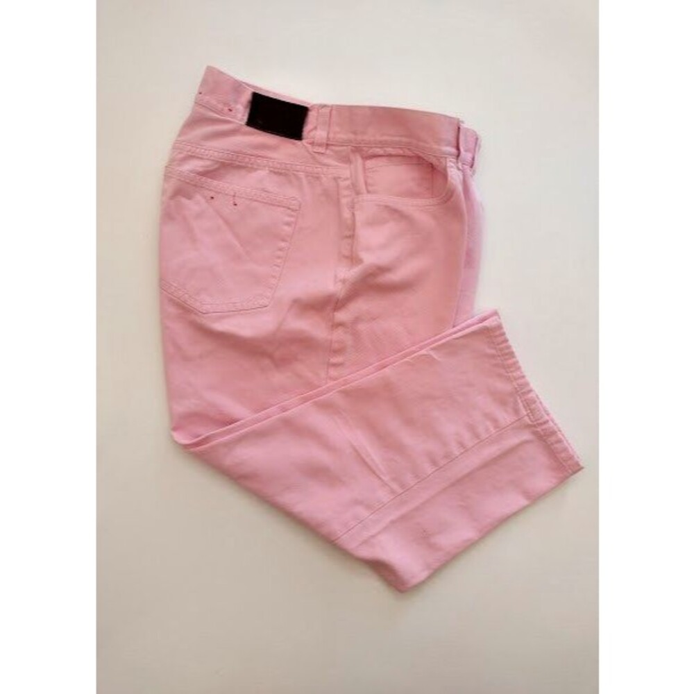 Ralph Lauren Cropped Capri Modern Straight Jeans Women Sz 10 Pink - Picture 5 of 6